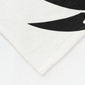 Gouden ananassen: Handgetekend wit naadloos. Fleece Deken (Hoek)