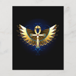 Gouden Ankh met Vleugels Flyer