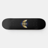 Gouden Ankh met vleugels Skateboard (Horizontaal)