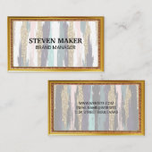 Gouden Antiek rand | Boho Design Visitekaartje (Voorkant / Achterkant)