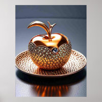 Gouden Appel Elegante Decoratie Cadeau Voor Thuis