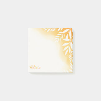 Gouden Aquarel Gepersonaliseerde Plakbriefjes Post-it® Notes