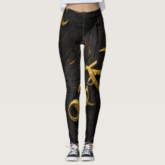 Gouden Arcane-symbool Leggings