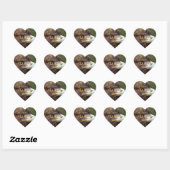 gouden arend hart sticker (Vel)
