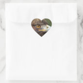 gouden arend hart sticker (Tas)