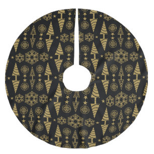 Gouden Art Nouveau Kerstmis Decoratief Kerstboom Rok