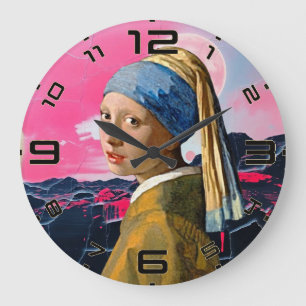Gouden Attitude Retro Kunstklok Grote Klok