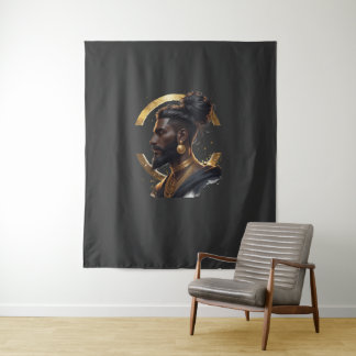 Gouden Aura T-shirt Wandkleed
