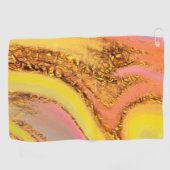 Gouden Aurora Golfhanddoek (Horizontaal)