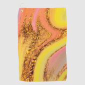 Gouden Aurora Golfhanddoek (Voorkant)