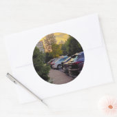 Gouden Avond Stedelijke Sticker – Aanpasbaar (Envelop)