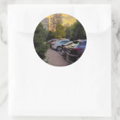 Gouden Avond Stedelijke Sticker – Aanpasbaar (Tas)