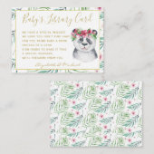 Gouden Baby Bibliotheek Boek Verzoek Panda Beer Bl Informatiekaartje (Voorkant / Achterkant)