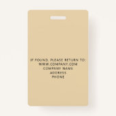 Gouden badge voor Custom Staff Event (Achterkant)