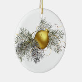 gouden bal keramisch ornament (Rechts)