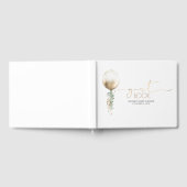 Gouden ballon Garland Baby shower Gastenboek (Volledig)