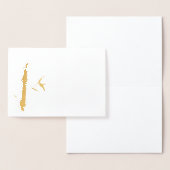 gouden bamboe folie kaarten (Display)