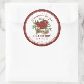 Gouden Banner Bourbon en Cranberry Sauce Label (Tas)