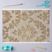 Gouden Barok Damast Patroon Decoupage Papier (Craft)