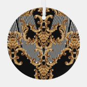 Gouden barok, ingewikkeld ornament ontwerp. (Achterkant)