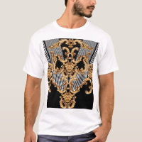 Gouden barok, ingewikkeld ornament ontwerp.