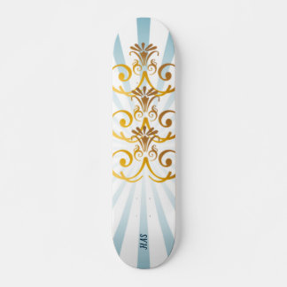 Gouden Barok Patroon Skateboard Deck