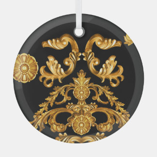 Gouden barok, sierelementen. glas ornament
