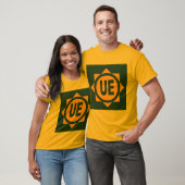 Gouden Basic T-shirt mannen EU-ontwerp (Unisex)