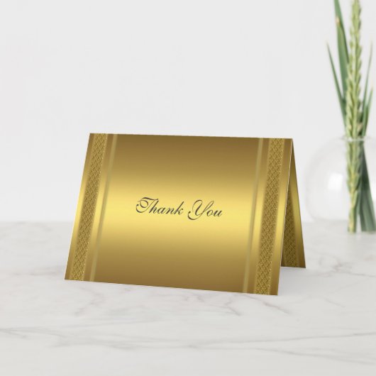 Gouden bedankkaart Goud (Voorkant)