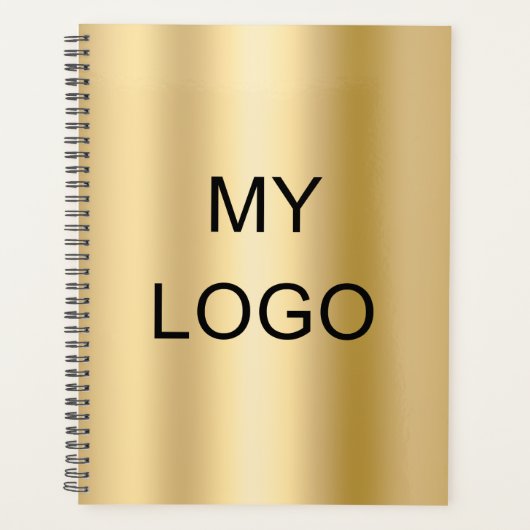 Gouden bedrijf logo 2024 planner (Voorkant)