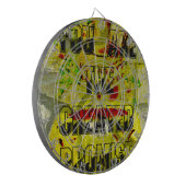 Gouden belofte: het gouden script van het lot dartbord (Voorkant Links)