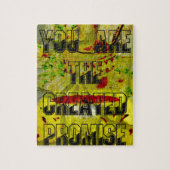 Gouden belofte: het gouden script van het lot legpuzzel (Verticaal)