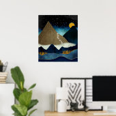 Gouden Bergbeklimmers Poster (Thuiskantoor)