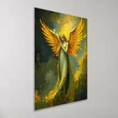 Gouden beschermengel - etherische digitale schilde folie afdrukken (Laagn)