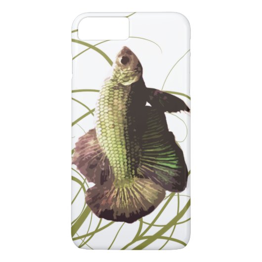 Gouden Betta Siamese Vechtvis Case-Mate iPhone Case (Achterkant)