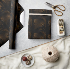 Gouden blad cadeaupapier