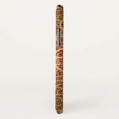 Gouden blad kant op rode achtergrond Case-Mate iPhone case (Achterkant / rechts)