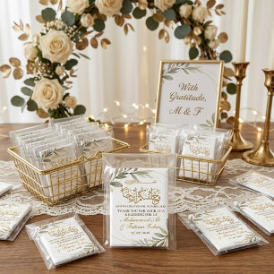 Gouden Bladeren Elegantie Moslim Bruiloft Magneet
