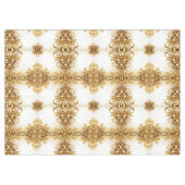 Gouden bladeren kerstvakantie tafelkleed (Voorkant (Horizontaal))