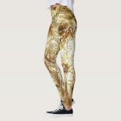 GOUDEN BLADEREN LEGGINGS (Links)