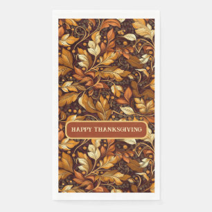 Gouden bladeren  servet