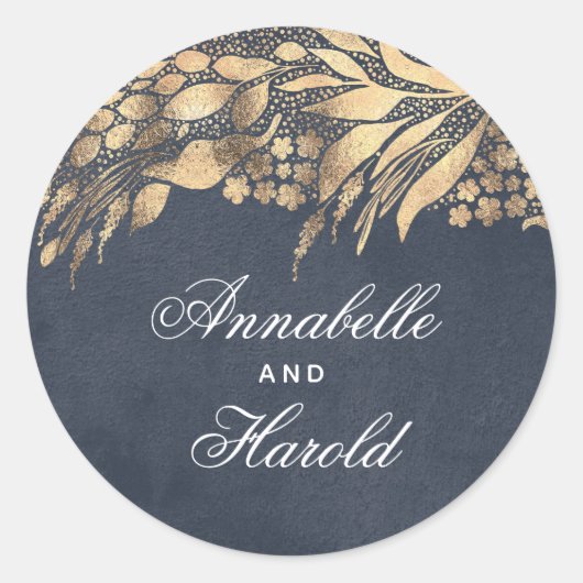 Gouden bladeren tuin mooie zegels (Voorkant)