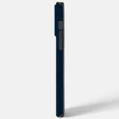 Gouden blauw gepersonaliseerd Case-Mate iPhone case (Achterkant / Links)