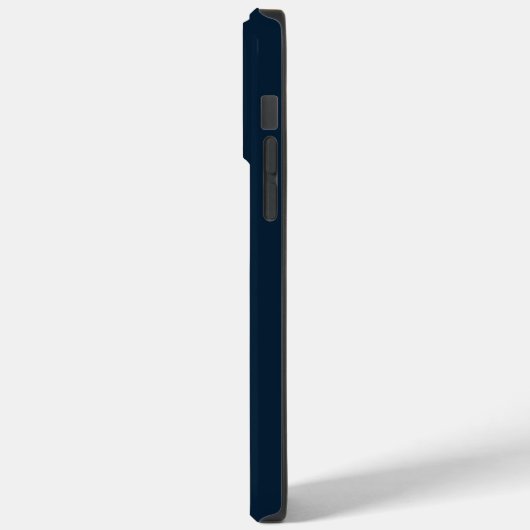 Gouden blauw gepersonaliseerd Case-Mate iPhone case (Achterkant / Links)