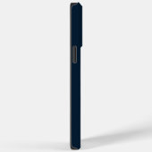 Gouden blauw gepersonaliseerd Case-Mate iPhone case (Achterkant / Rechts)