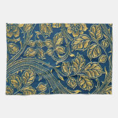 Gouden Blauwe Elegantie Theedoek (Horizontaal)