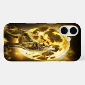 Gouden Bliksem Wolf Case-Mate iPhone Case (Achterkant (horizontaal))