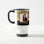 Gouden bling instagram sjablonen reisbeker (Links)