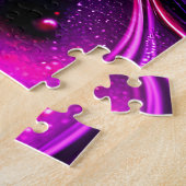 Gouden bloei in de diepten van de schemering legpuzzel (Zijkant)