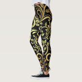 gouden bloem leggings (Links)